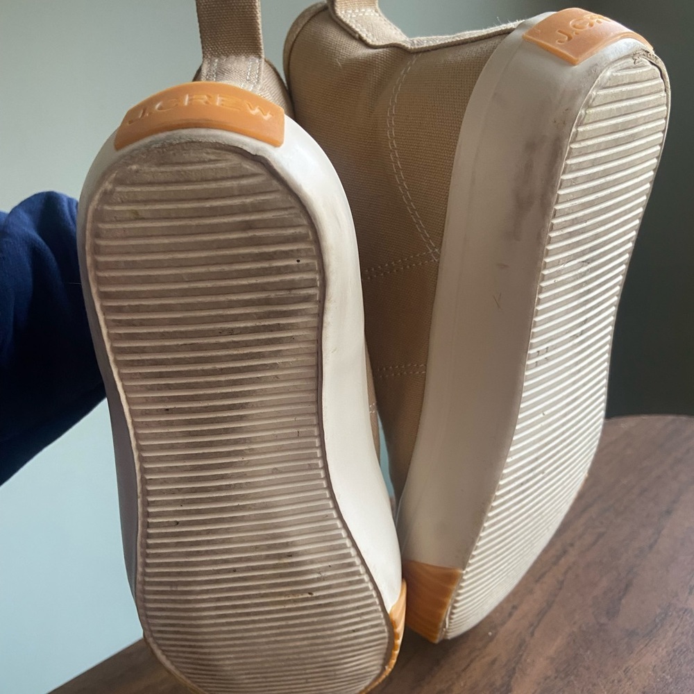 J Crew Canvas High-Top Sneakers - Picture 7 of 9